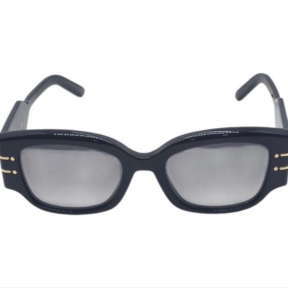 Dior Black and Gold Sunglasses - Picture 1 of 6